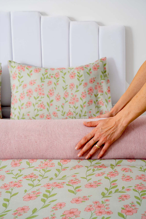 Sara Çift Kişilik Outlet Nevresim Takımı Pamuklu