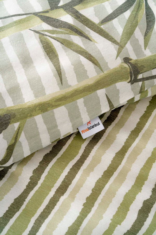 Bambu Çift Kişilik Outlet Nevresim Takımı Pamuklu