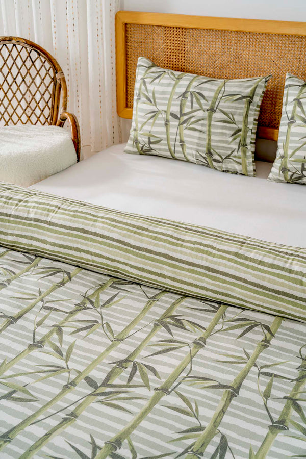 Bambu Çift Kişilik Outlet Nevresim Takımı Pamuklu