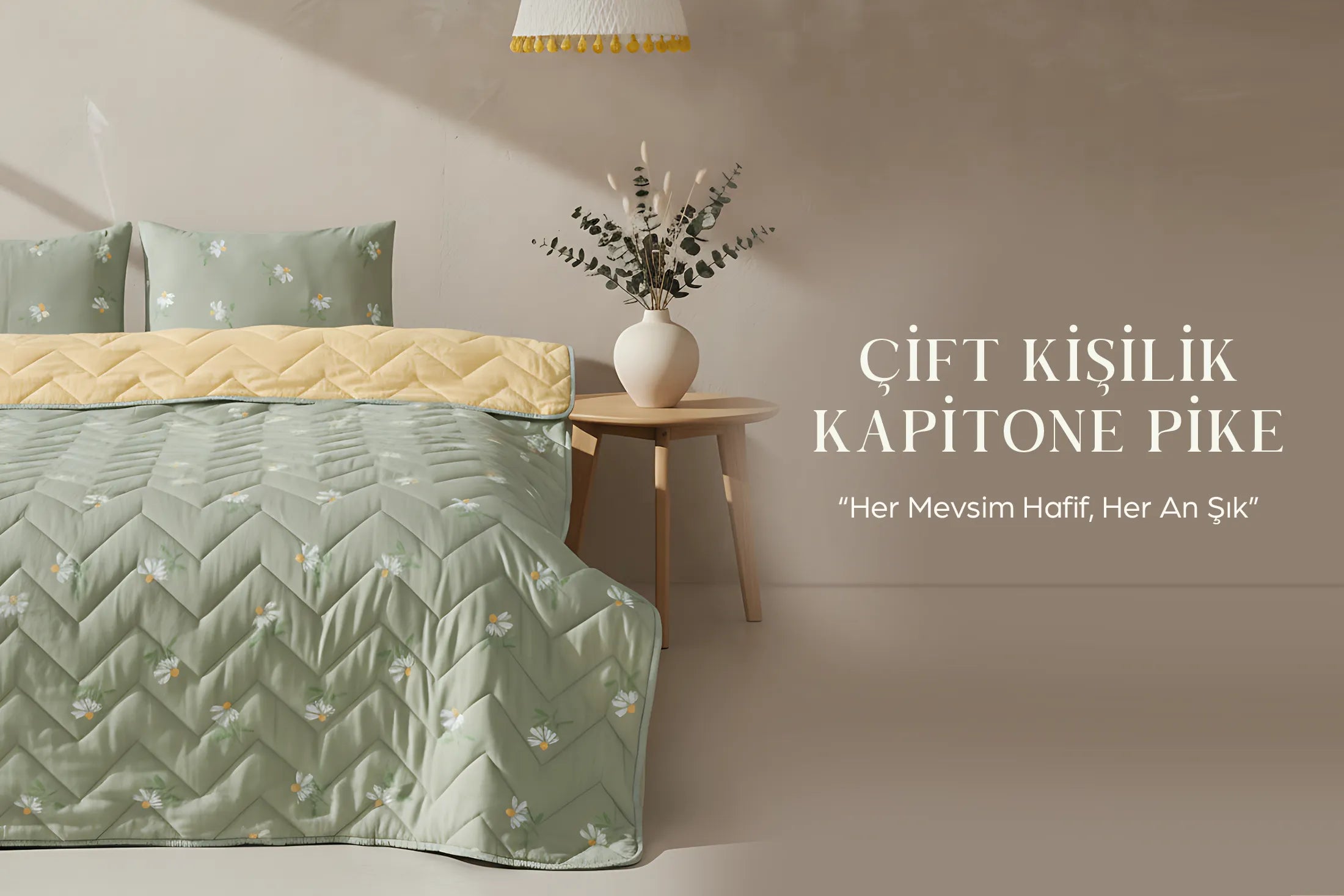 YATAK ODALARINDA ŞIKLIK VE KONFORUN YENİ ADI KAPİTONE PİKE MODELLERİ