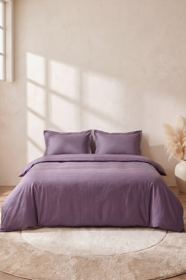 Mürdüm Tensel Craft Çift Kişilik Nevresim Takımı – 4 Parça