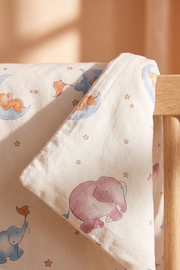 Sleep Time %100 Pamuklu Bebek Nevresim Seti - kumaş ve desen detayı
