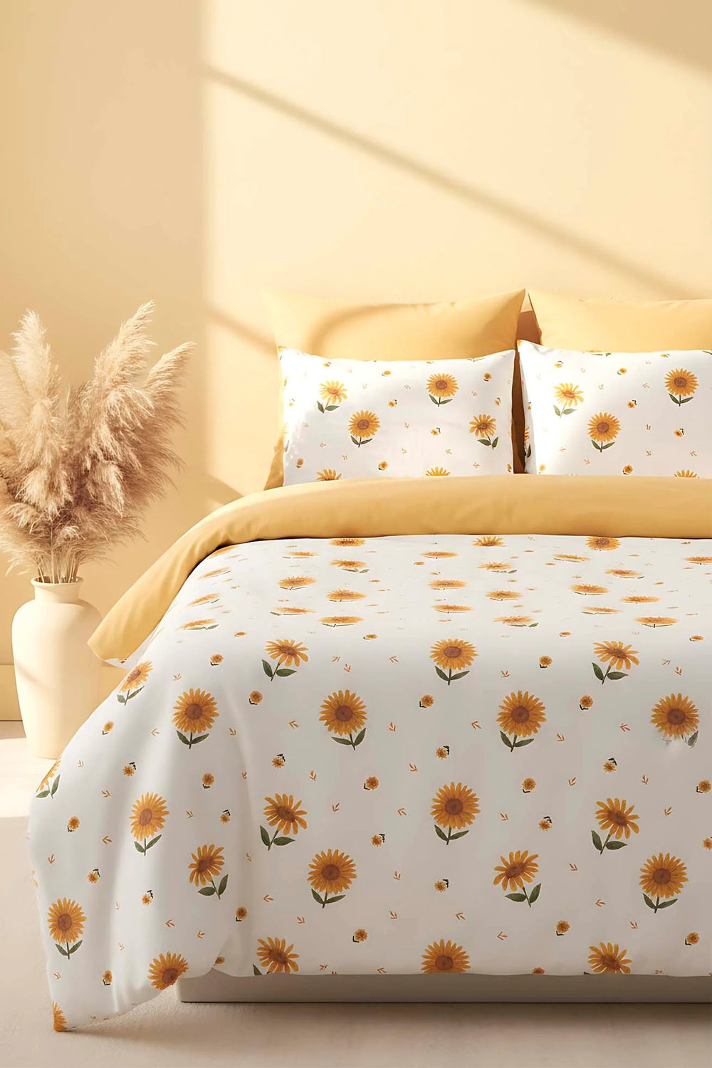 Ayçiçeği Outlet Tek Kişilik Nevresim Takımı Pamuklu