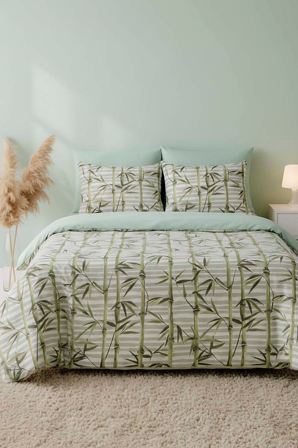 Bambu Çift Kişilik Nevresim Takımı Pamuklu