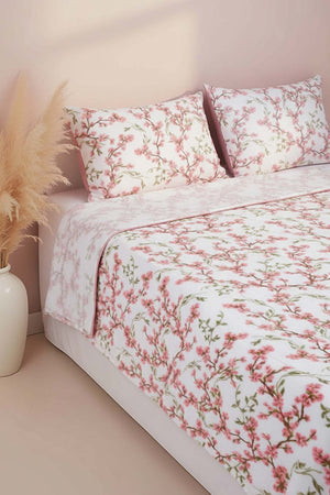 Sakura Çift Kişilik Peluş Battaniye