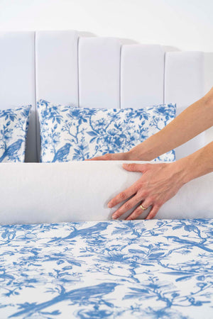 Nova Mavi Tek Kişilik Outlet Nevresim Takımı Pamuklu