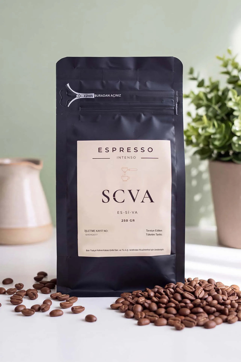 SCVA Intenso Taze Kavrulmuş Espresso Kahve 250 gr