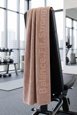 Bfs Bej %100 Pamuklu Sporcu Havlusu 30x120 cm