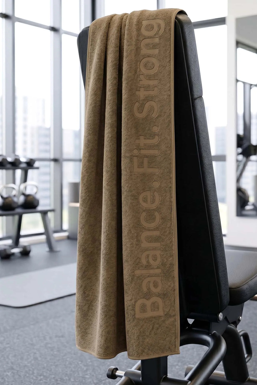 Bfs Haki %100 Pamuklu Sporcu Havlusu 30x120 cm