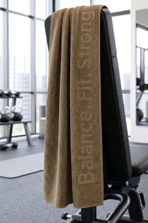 Bfs Haki %100 Pamuklu Sporcu Havlusu 30x120 cm