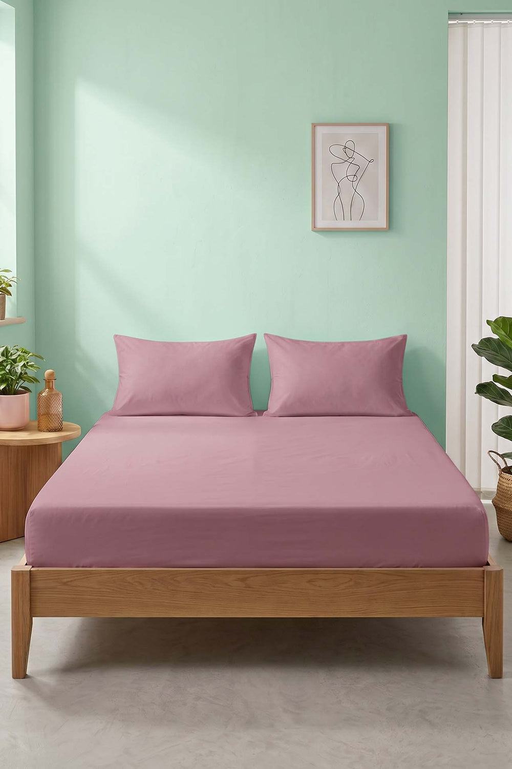 Bej Renk Jakarlı Likralı Esnek Sandalye Kılıfı Takımı - 6'lı Set