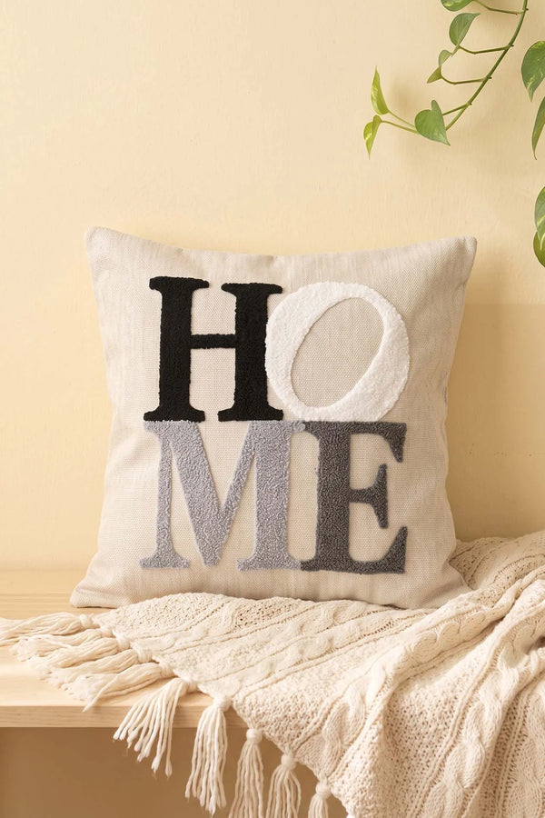 Home Yazılı Punch Dekoratif Kırlent Kılıfı