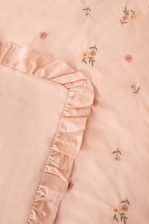 Pembe Daisy Glow Çift Kişilik %100 Pamuklu Nevresim Takımı - 4 Parça – görsel 5