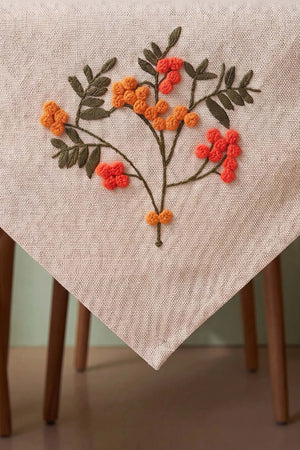 Terra Bloom Kasso Punch İşlemeli Runner 35x110 cm