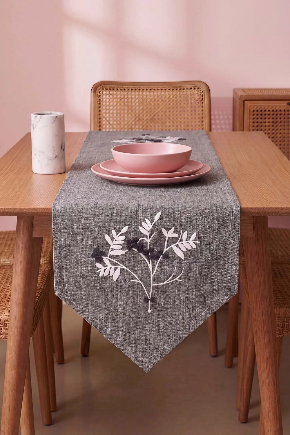 Silvara Kasso Punch İşlemeli Runner 35x110 cm