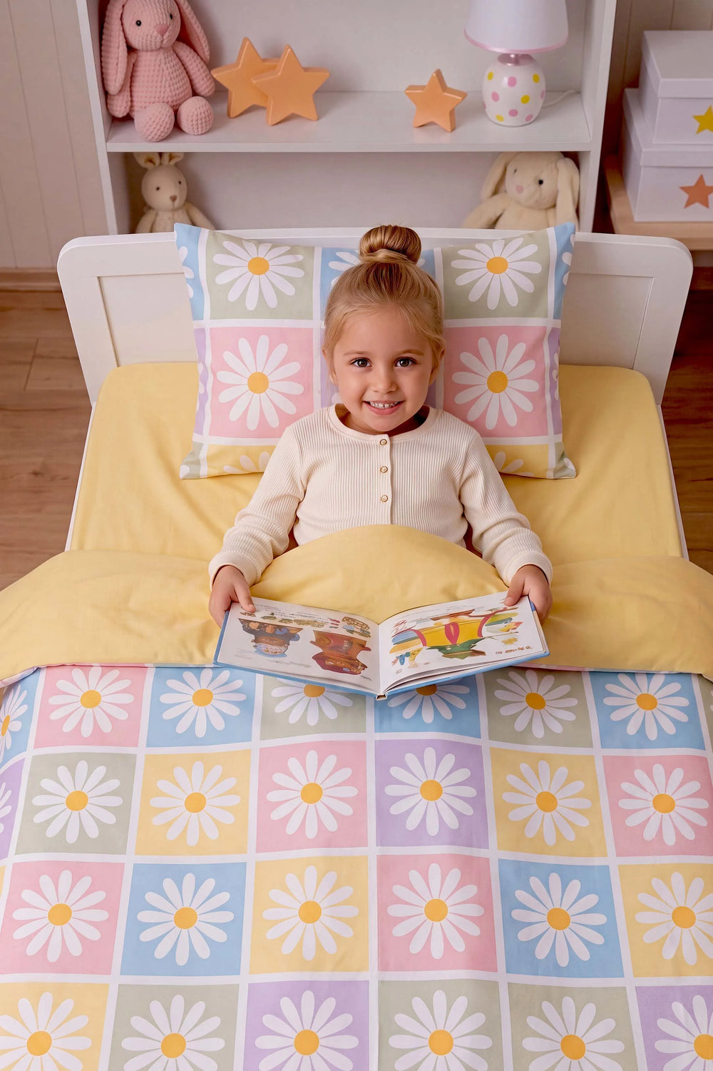 Candy Bloom Tek Kişilik Pamuklu Nevresim Takımı