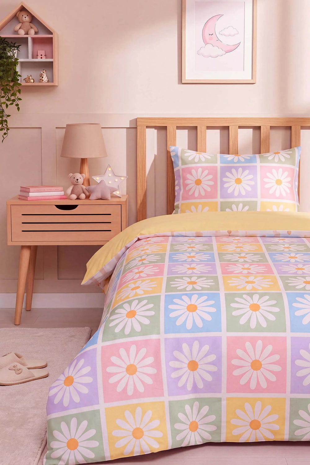 Candy Bloom Tek Kişilik Pamuklu Çocuk Nevresim Takımı