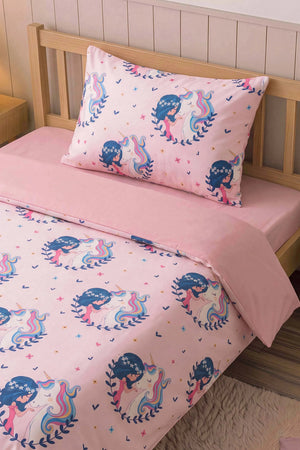 Unicorn Pamuklu Çocuk Nevresim Takımı