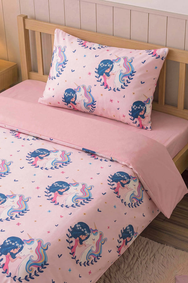 Unicorn Pamuklu Çocuk Nevresim Takımı