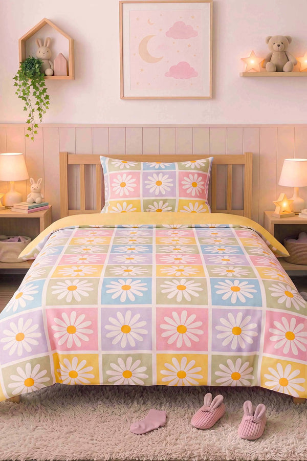 Candy Bloom Pamuklu Çocuk Nevresim Takımı