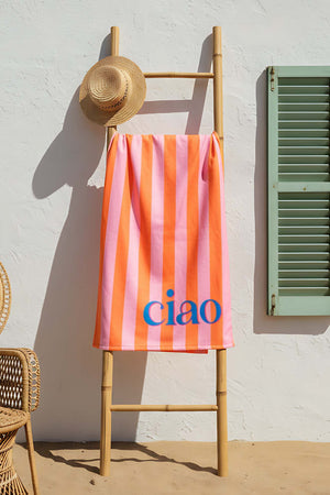 Ciao Çizgili Plaj Havlusu 70x150 cm