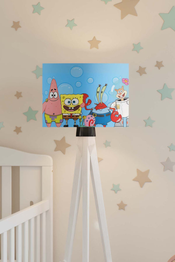 Sünger Bob Çocuk Odası Lambader