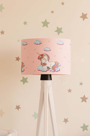 Buluttaki Unicorn Çocuk Odası Lambader