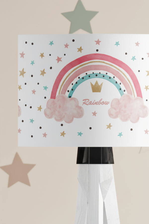 Şeker Gökkuşağı Çocuk Odası Lambader