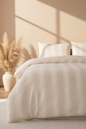 Nenas Vizon Çift Kişilik Nevresim Takımı 4 Parça %100 Pamuklu