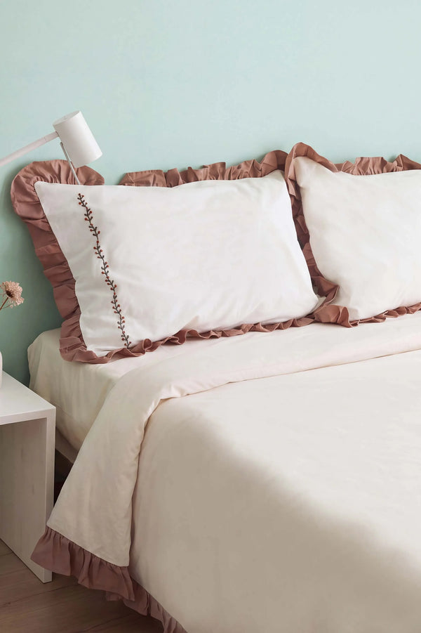 Pure Serenity %100 Pamuklu Çift Kişilik Nevresim Takımı – 4 Parça