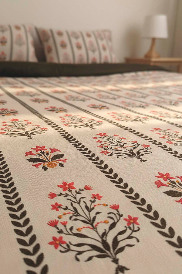 Lora Çift Kişilik Yazlık Pamuklu Nevresim Takımı