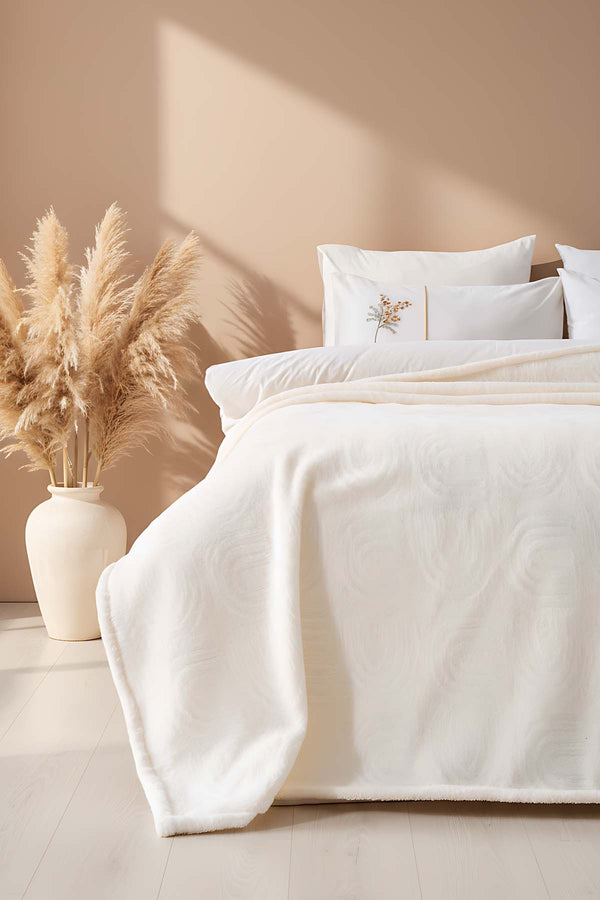 Viona Jakarlı Raşel Gökkkuşağı Çift Kişilik Punch Yatak Örtüsü