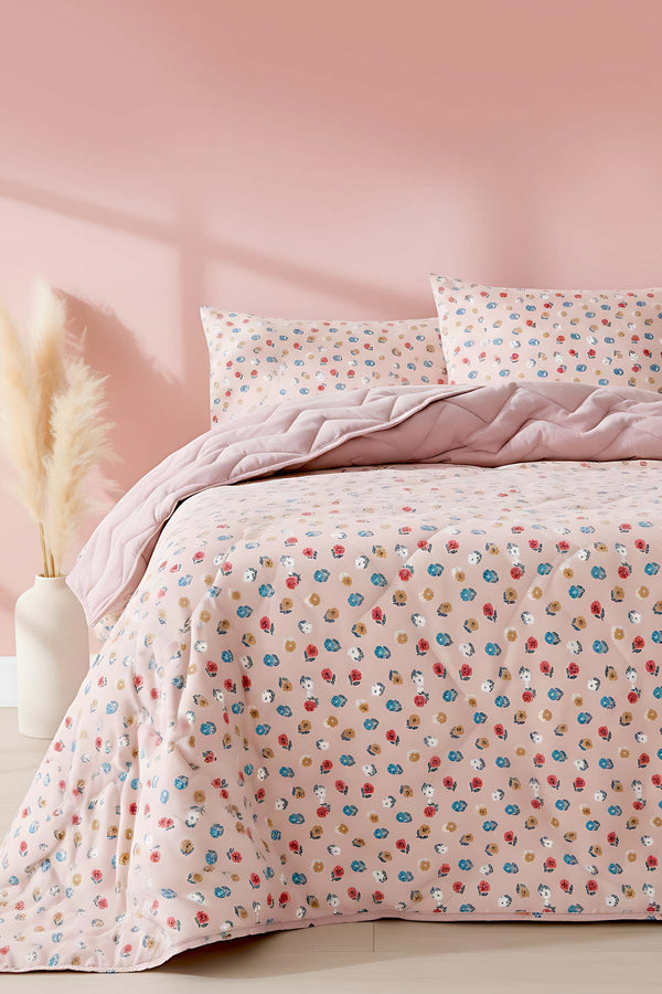 Rossie Çift Kişilik Outlet Pamuklu Kapitone Pike & Çok Amaçlı Yatak Örtüsü