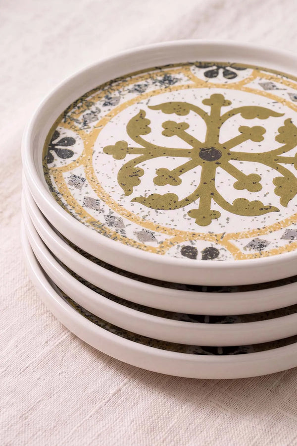Timeless Brown Stackable 4'lü Pasta & Sunum Tabağı 21 cm – görsel 4