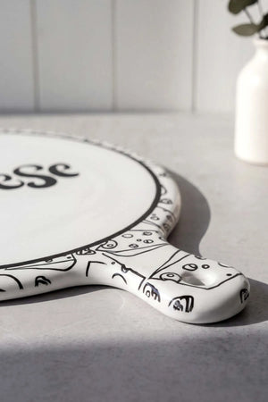 Cheese Keraart Peynir Sunum Tabağı 26 cm – görsel 3