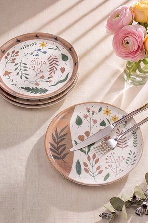 Soft Bloom Nordic 4'lü Pasta & Sunum Tabağı 22 cm – görsel 5