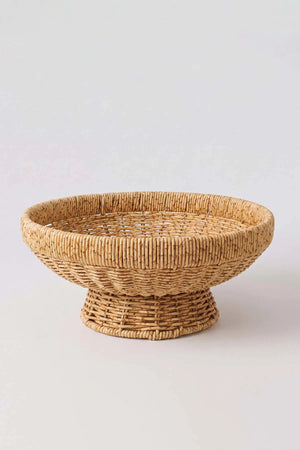 Hasır Ayaklı Rattan Meyvelik 28 cm – görsel 7