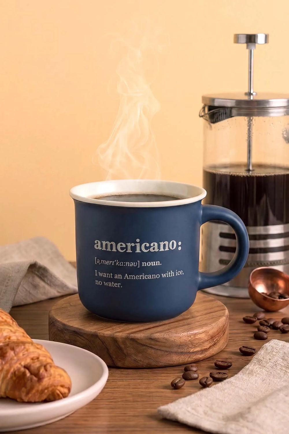 Americano Mottolu Lory Porselen Kupa 380 ml