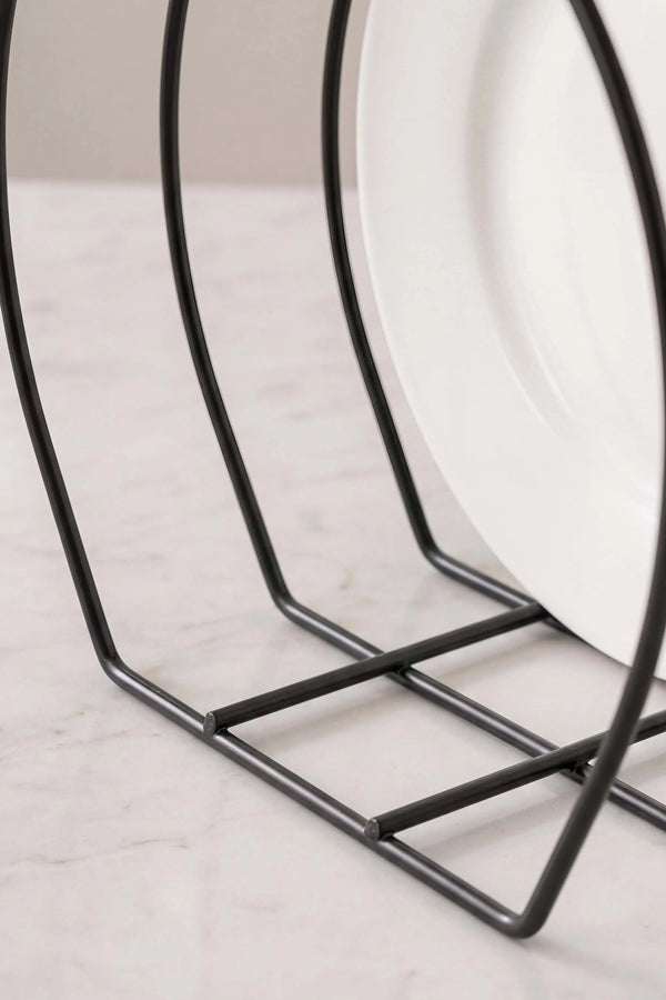 Siyah Metal Tabak Düzenleyici Organizer – görsel 7