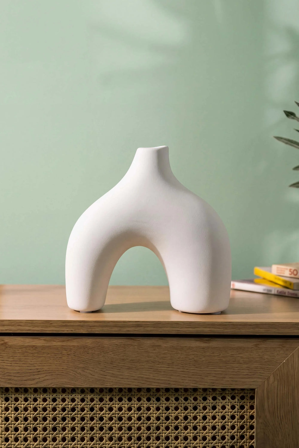 Bohem Geometrik Desen Seramik Dekoratif Vazo