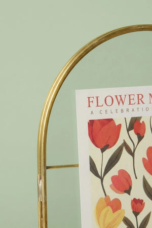 Decosa Tulip Gold Cam Dekoratif Çerçeve – görsel 5