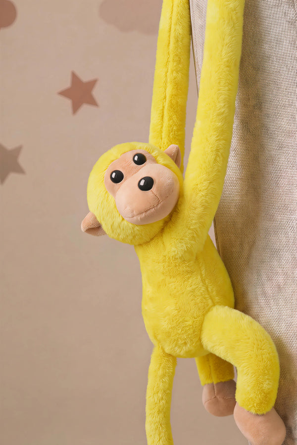 Sarı Elleri Yapışabilen Maymun Peluş Oyuncak – görsel 2