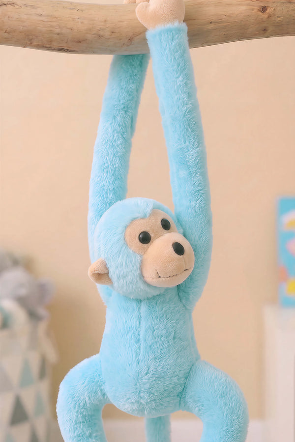 Turkuaz Elleri Yapışabilen Maymun Peluş Oyuncak – görsel 6