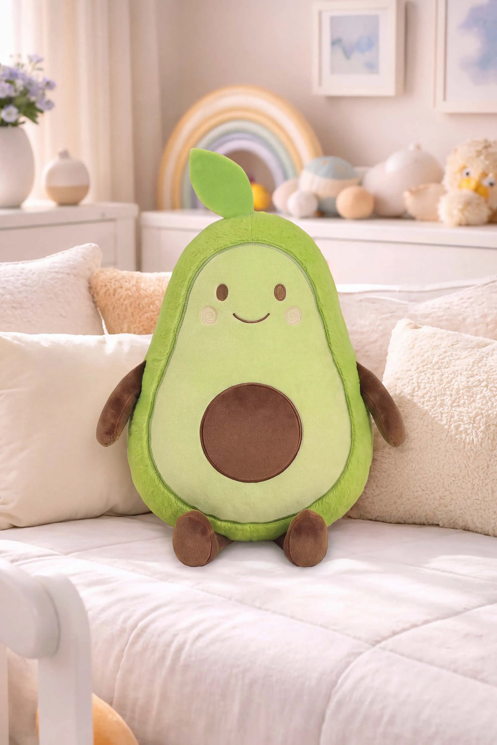 Sevimli Avokado Peluş Yastık
