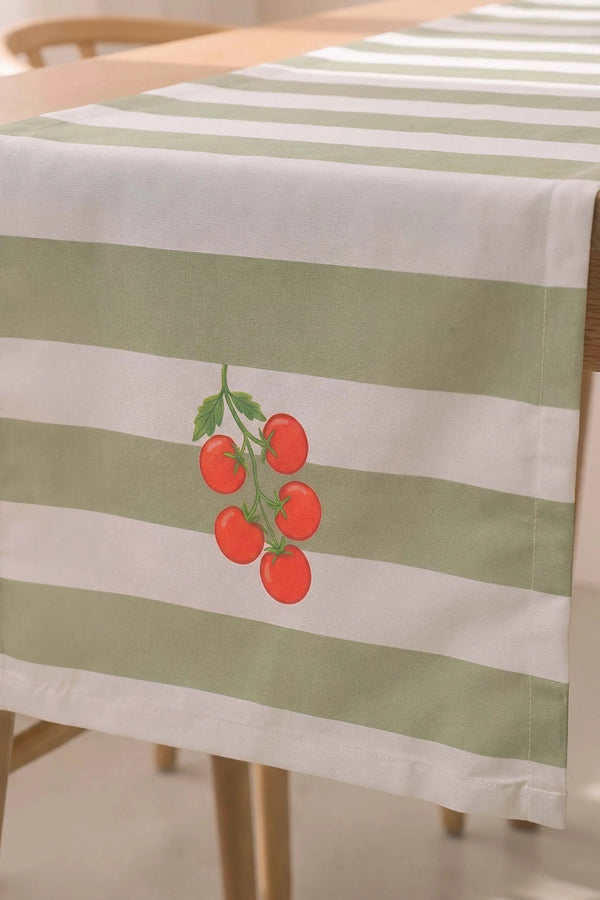 Cherry Vine Baskılı Runner 40x140 cm