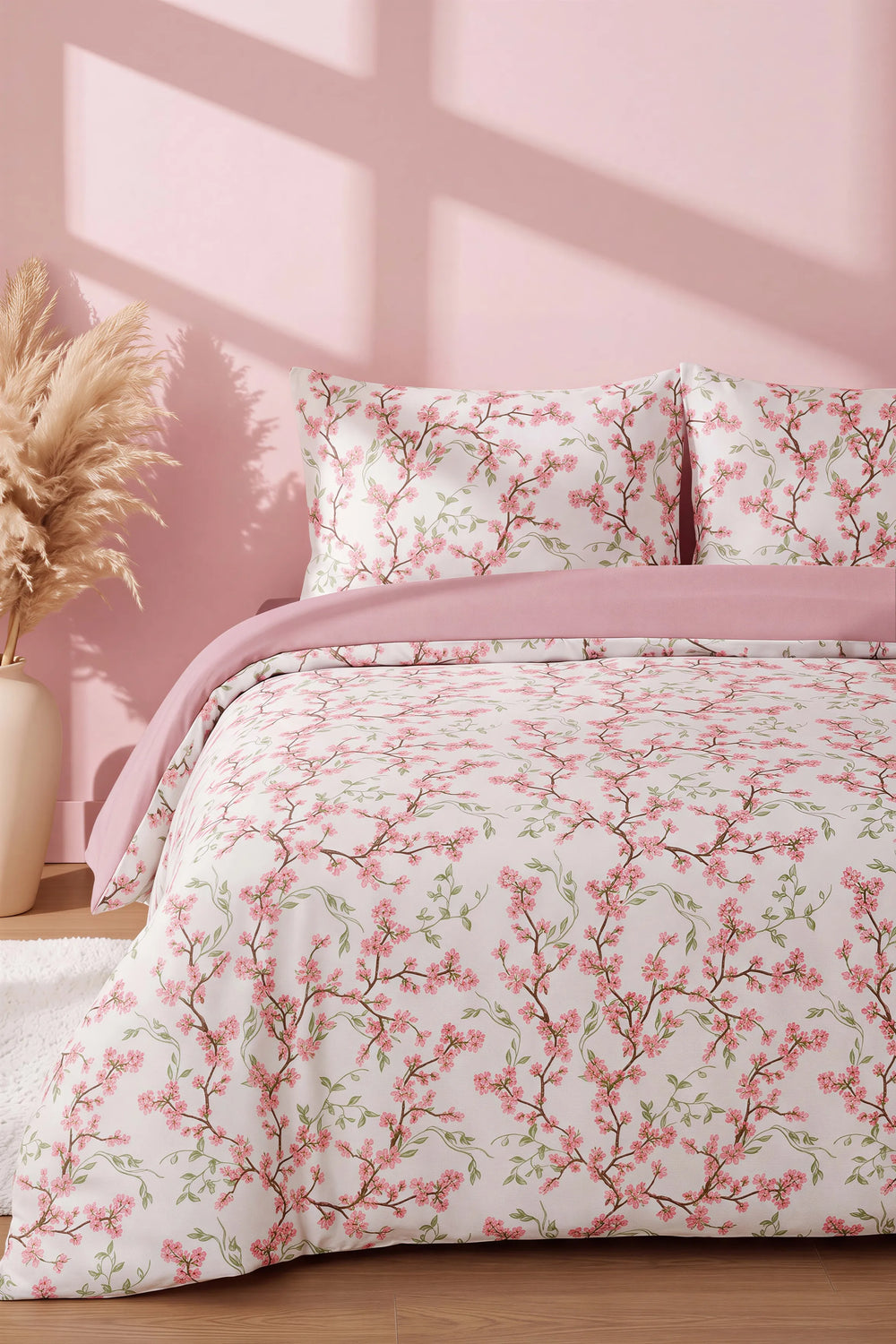 Sakura Çift Kişilik Outlet Nevresim Takımı Pamuklu