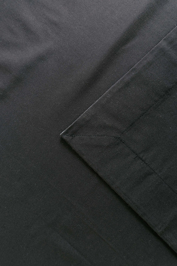 Siyah Pamuklu Masa Örtüsü & 2'li Runner Seti 160x220 cm