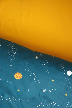 Little Astronot %100 Pamuklu Tek Kişilik Çocuk Nevresim Takımı