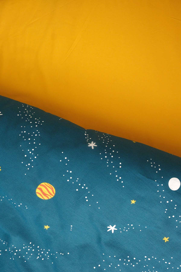 Little Astronot %100 Pamuklu Tek Kişilik Çocuk Nevresim Takımı