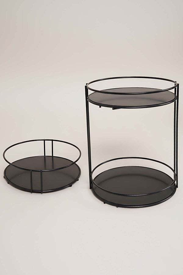 Siyah Metal Düzenleyici Stand